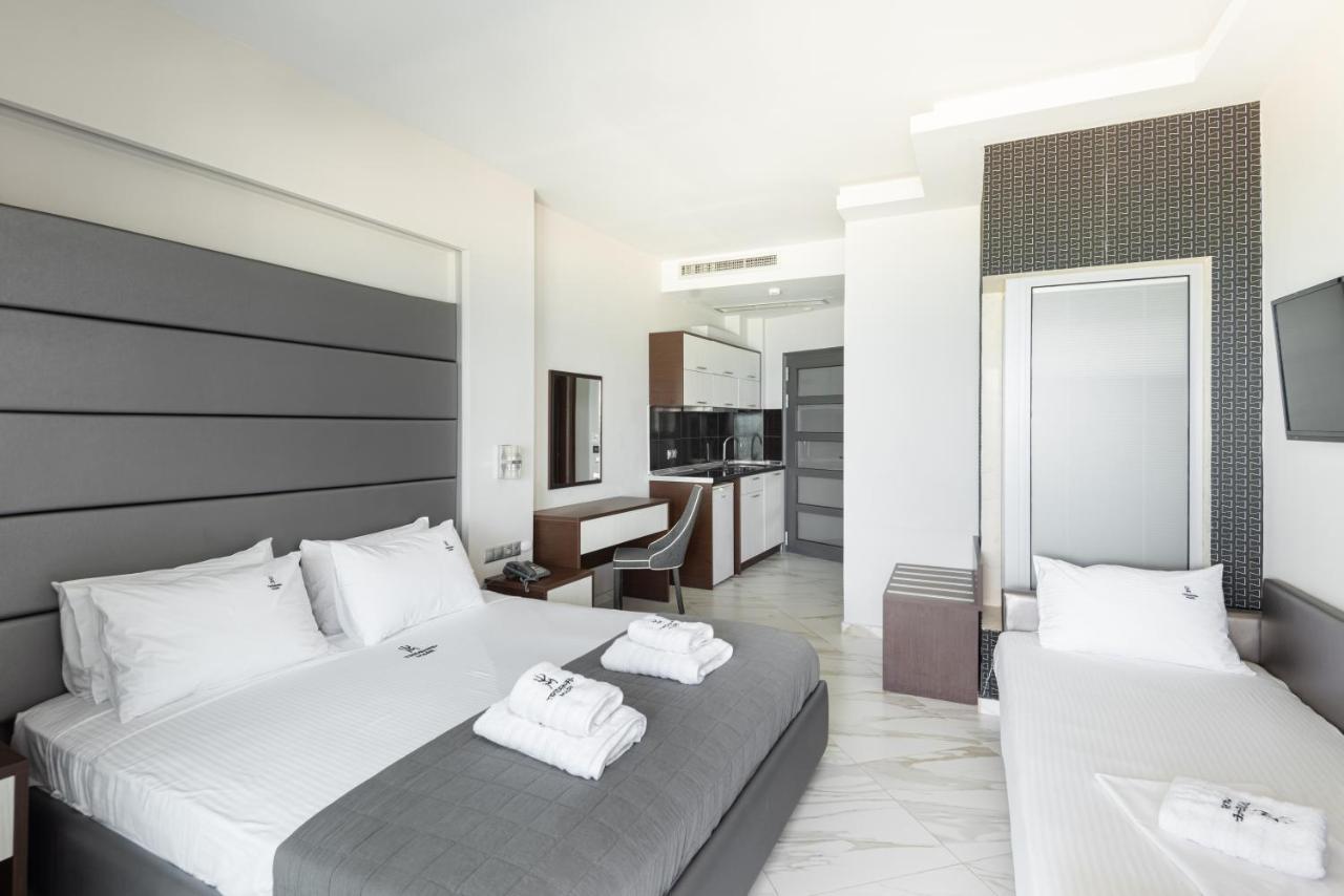 Tridente Mare Apart Hotel Pefkochori Exterior foto